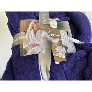NWT‎ Kim Rogers Bath Rope Size L large Color Navy